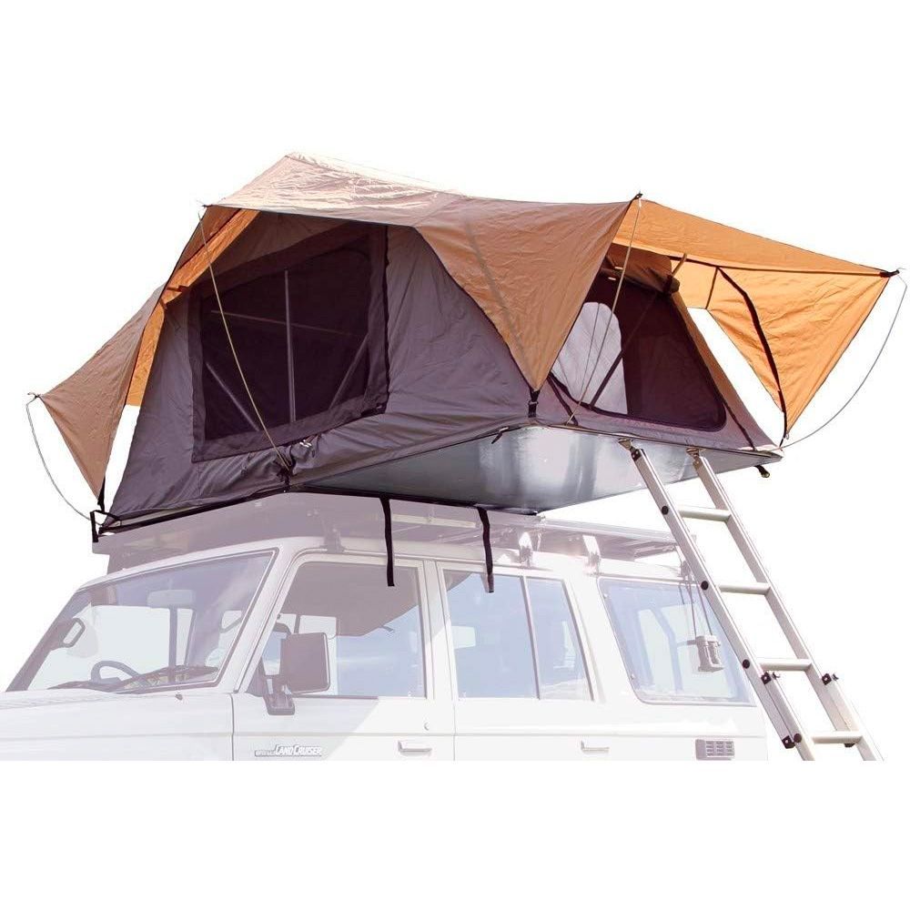 Tent over outlet car