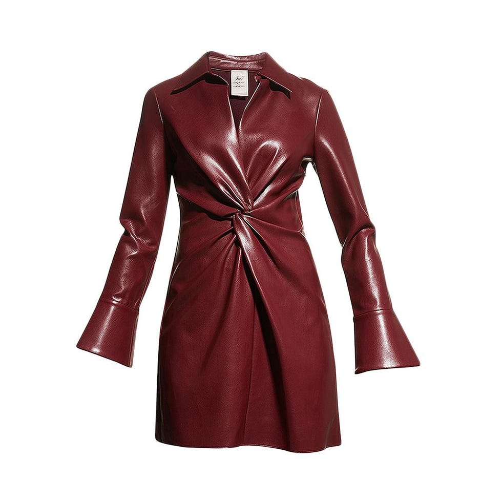 Faux Leather Mckenna Dress