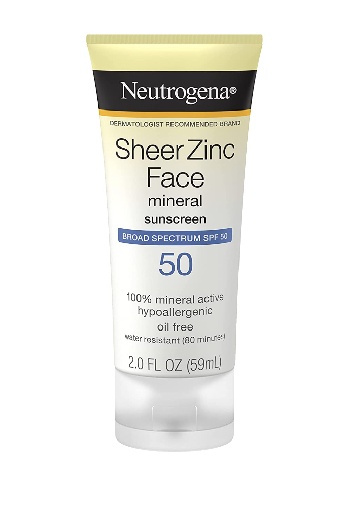 Sheer Zinc Dry-Touch SPF 50 Face Sunscreen