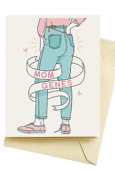 Mom Genes Mother's Day Card