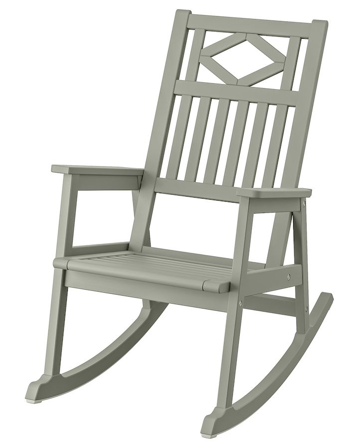 Gray Outdoor Rocking Chair