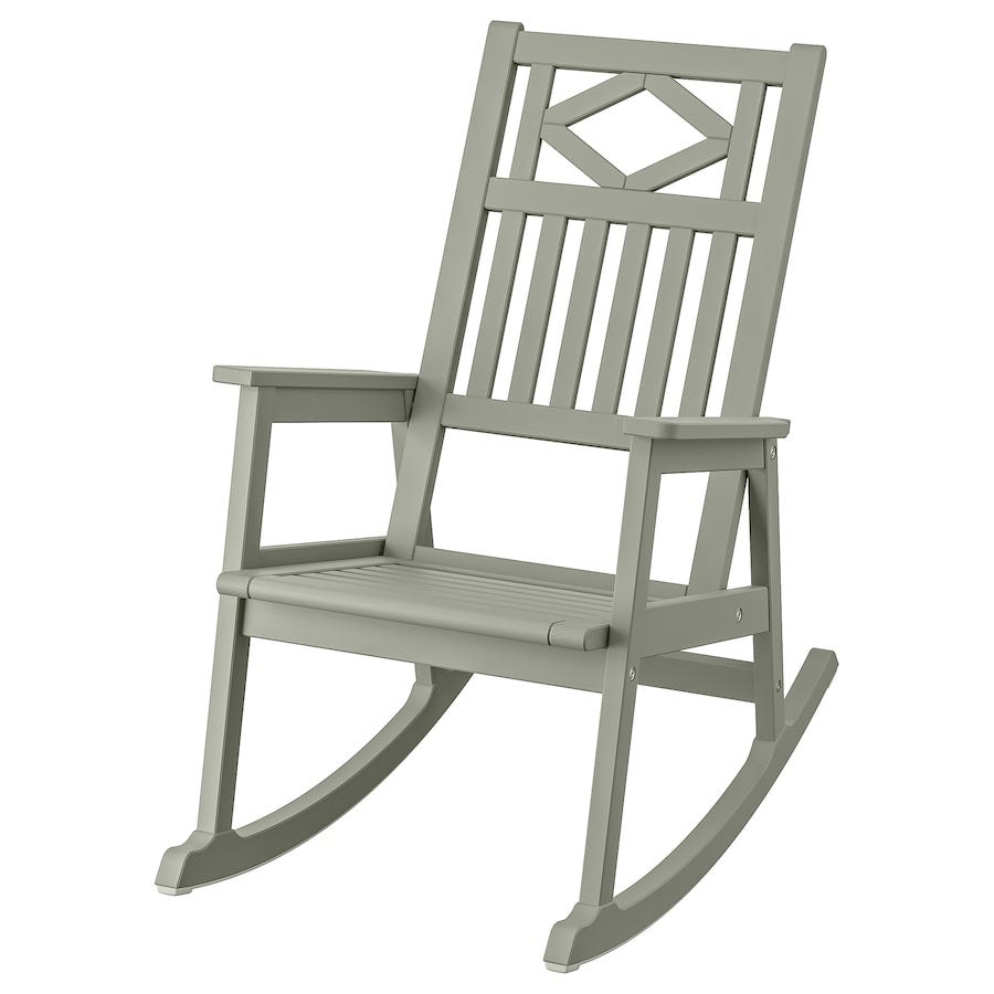 Gray Outdoor Rocking Chair