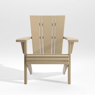 Crate & Barrel Vista II Sand Outdoor Adirondack Chair Crate & Barrel Vista II Sand Outdoor Adirondack Chair