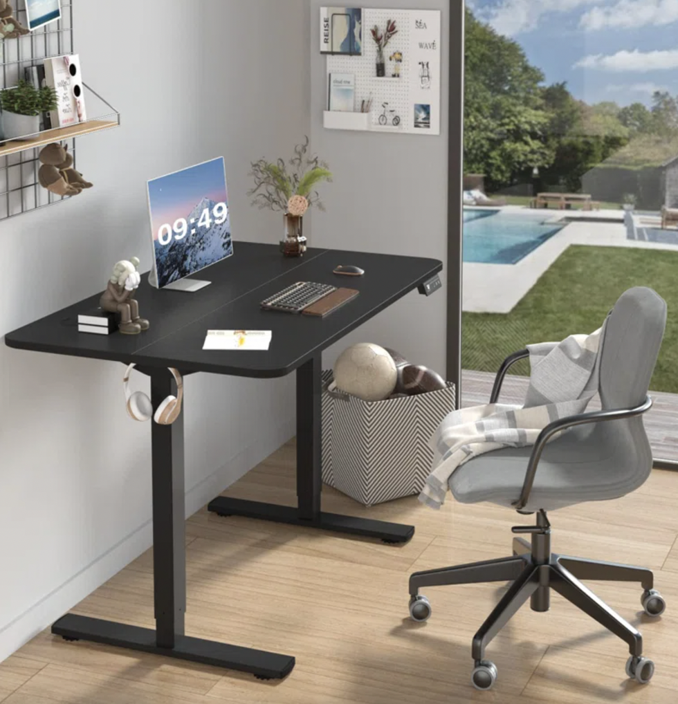 Hieronymus Electric T-Shape Height Adjustable Standing Desk
