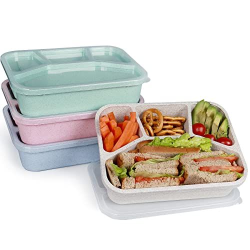 HOMETALL Adult Lunch Box,3 Stackable Bento Lunch Containers for Adults,  Modern Minimalist Design Bento Box with Utensil Set, Leak-Proof Lunchbox  for