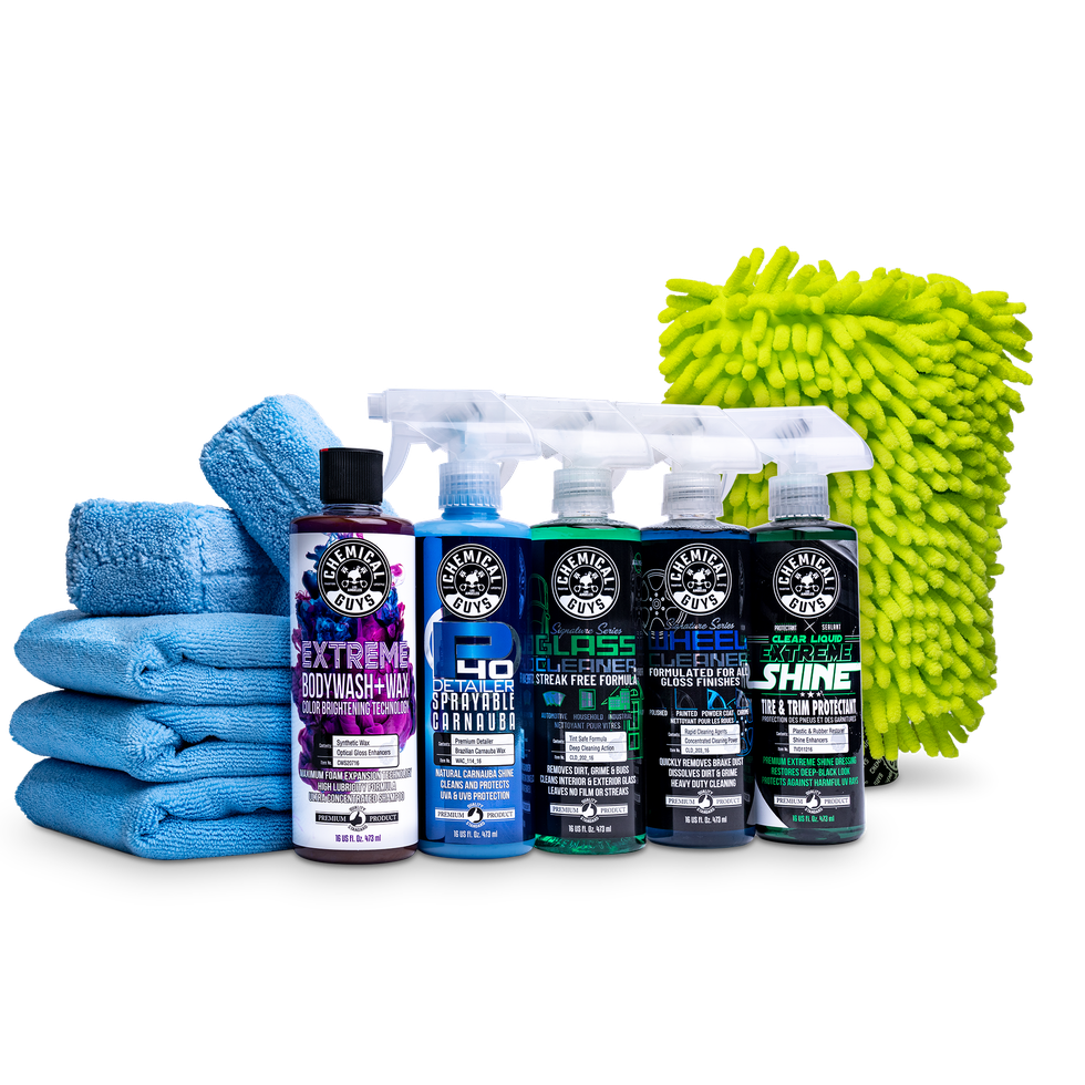 Complete Wash, Shine & Protect Car Care Kit 