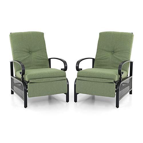 Patio Recliner Chair, Set of 2