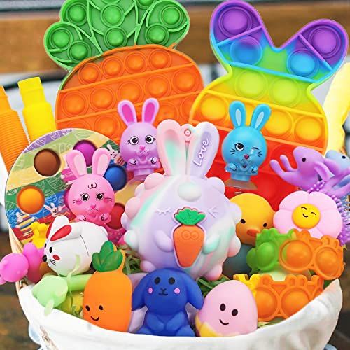 Premade Sensory and Fidget Toy Easter Basket for Kids 