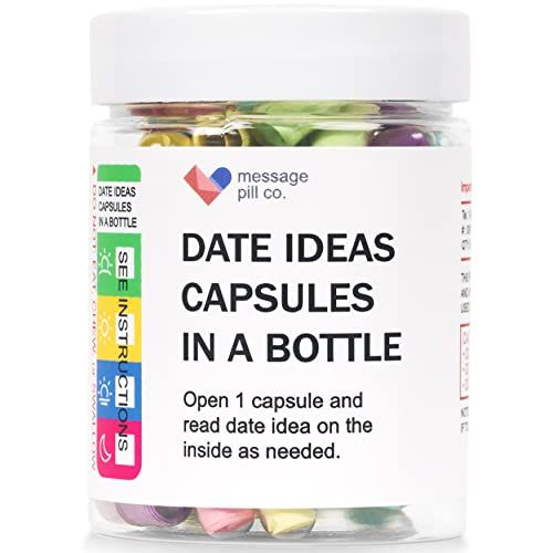Date Ideas Capsules in a Bottle