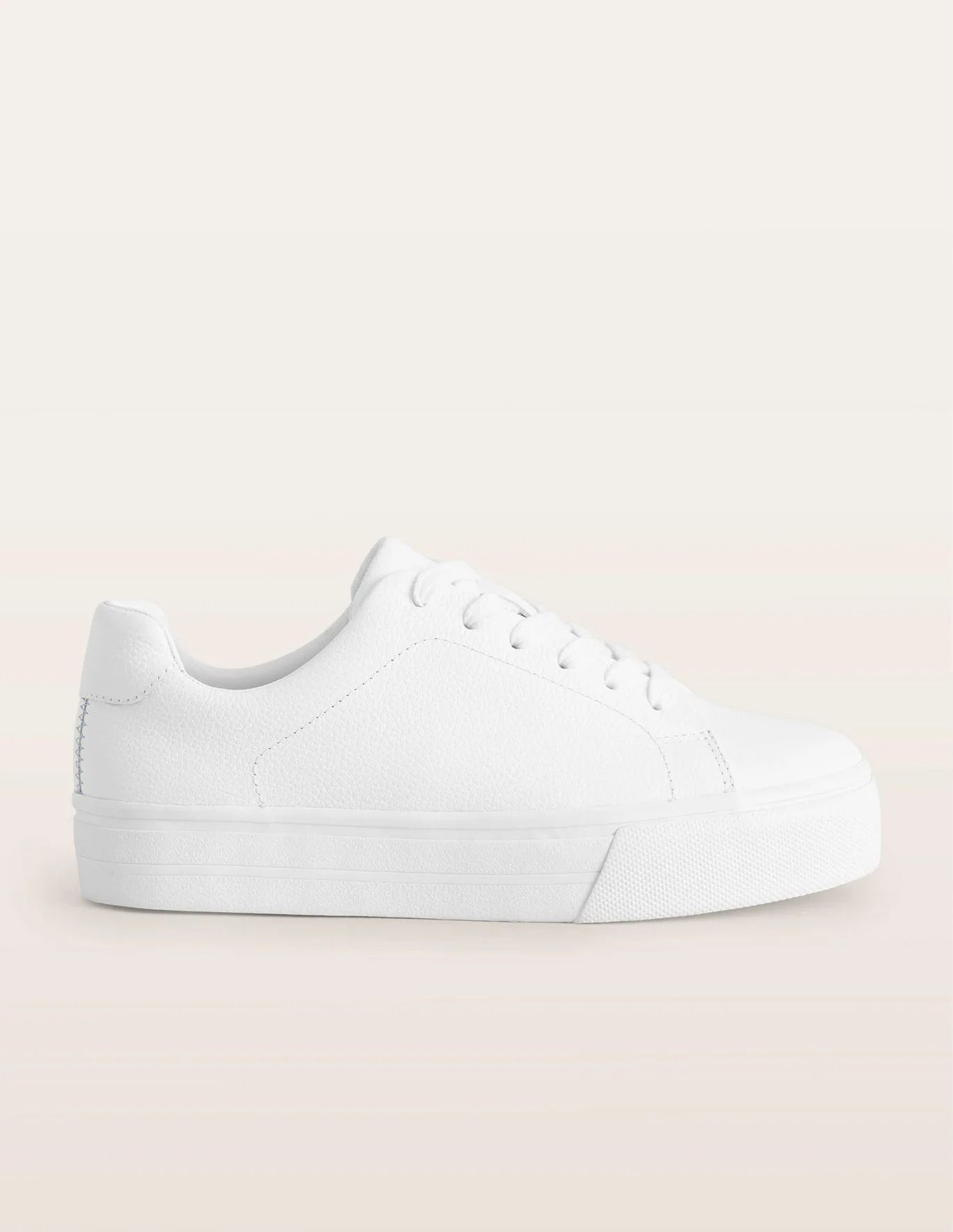 Leather white hot sale trainers womens