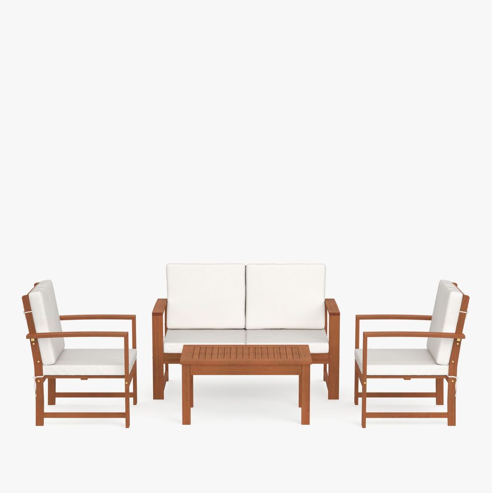Garden Lounging Table & Chairs Set