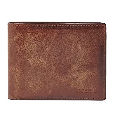 Derrick Leather RFID-Blocking Bifold with Flip ID Wallet Derrick Leather RFID-Blocking Bifold with Flip ID Wallet