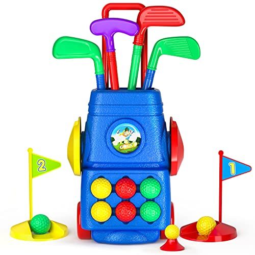 Mini Golf Game Practice Set Children Toy Sports Indoor Training