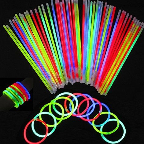 100 Glow Stick Bracelets