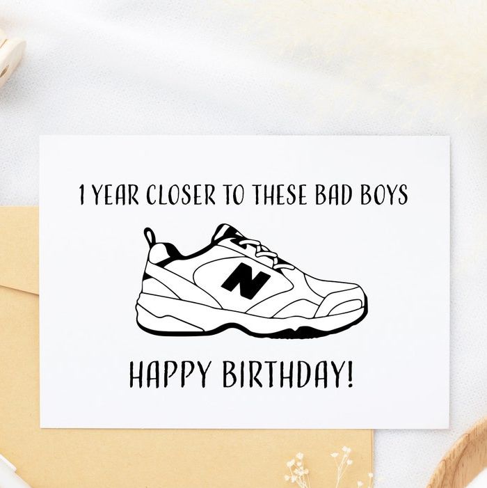 Dad Shoes Birthday Card
