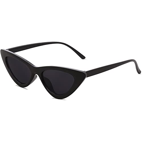 Retro Vintage Narrow Cat Eye Sunglasses