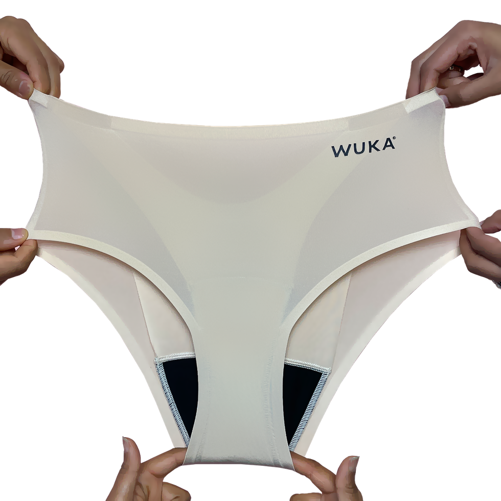 ADVEN Leakproof Menstrual Period Panties Washable Underwear Physiological  Pants Comfortable Briefs Seamless Waterproof Lingerie Red 