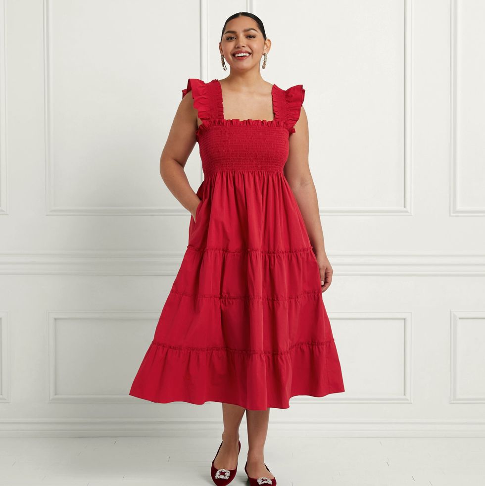 Grace Karin Red Sweetheart Cocktail Party Fit Flare Dress - Large