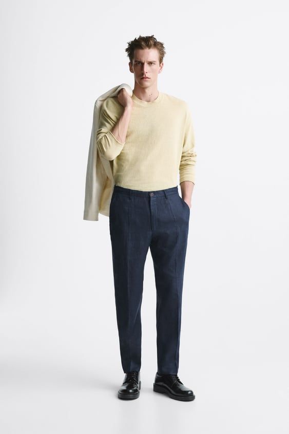 Leisure fit trousers with double pleats (232M280DE1920C220009) for Man |  Brunello Cucinelli
