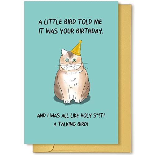 Talking Bird Birthday Card