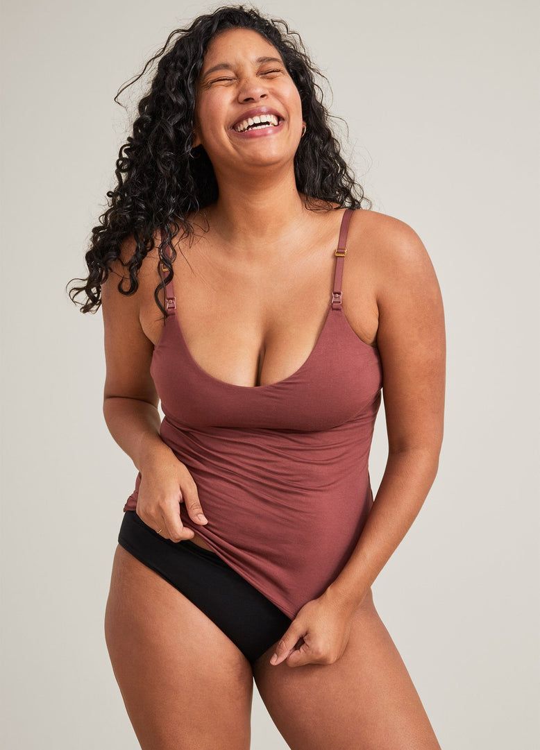 Nursing tank with 2024 built in bra