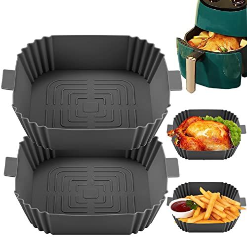 Air Fryer Liners-Square Silicone 