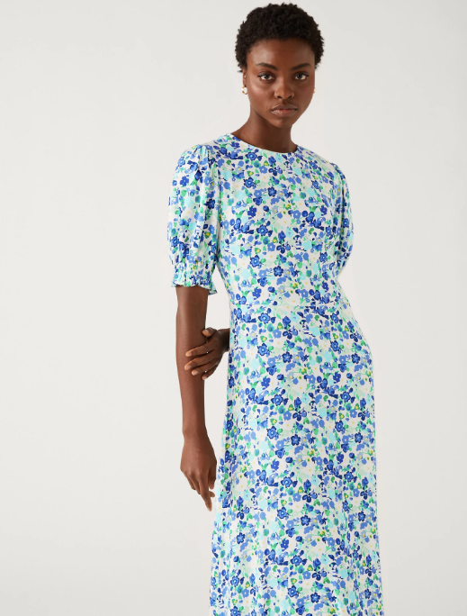 Floral Midaxi Tea Dress