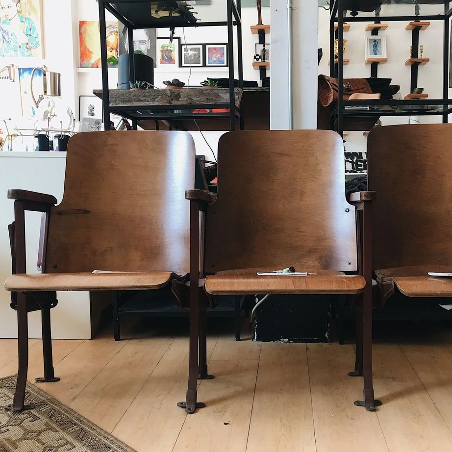 Vintage Theater Chairs