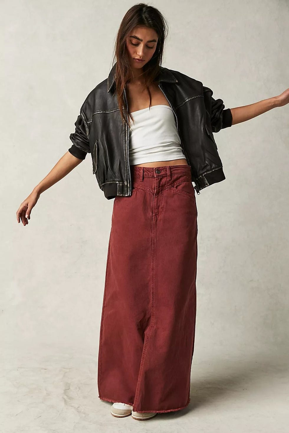 Come As You Are Denim Maxi Skirt Come As You Are Denim Maxi Skirt