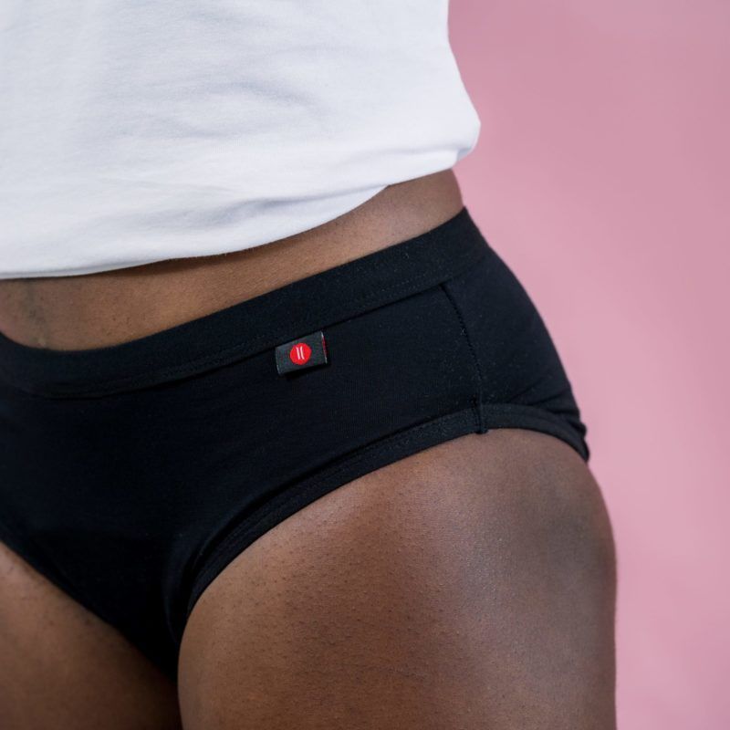 Modibodi Period Pants Lace Hi-Waist Bikini Bottoms - Incontinence  Protection - Reusable & Washable Ladies Knickers - Menstrual Underwear -  Heavy Overnight Flow - Black - 10/S : : Fashion