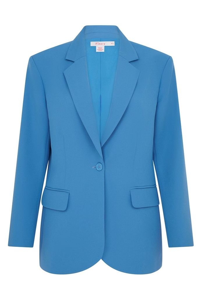 Alex Jones' pale blue ME+EM suit is a lesson in spring sophistication