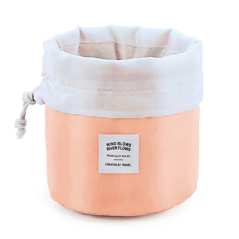Barrel Travel Makeup Bag Barrel Travel Makeup Bag