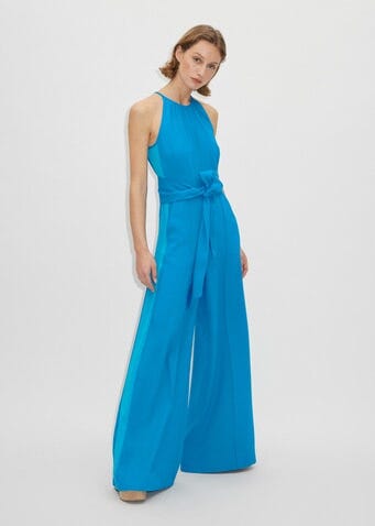 Fluid Summer Tux Jumpsuit + Belt