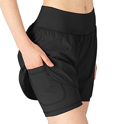 Double layer clearance running shorts ladies