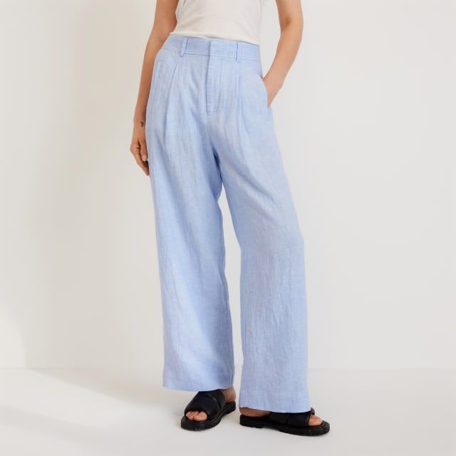 Summer Time Royal Blue Linen Pants –