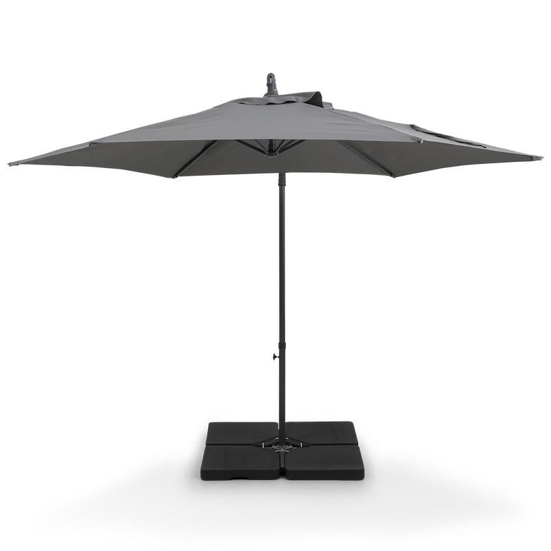 schotel Zonder Vakantie 9X de perfecte zweef- of staand parasol voor in je tuin