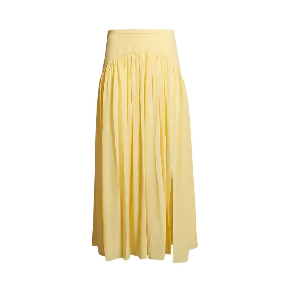 Long Silk Skirt