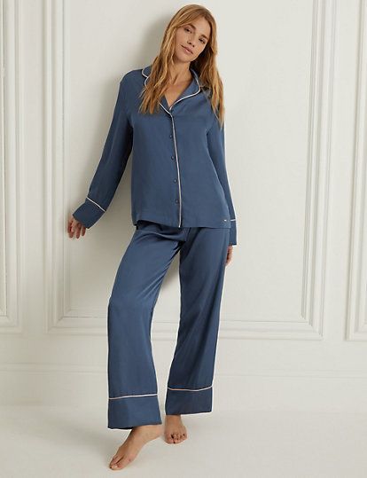 Women's pyjama sets discount marks and spencer