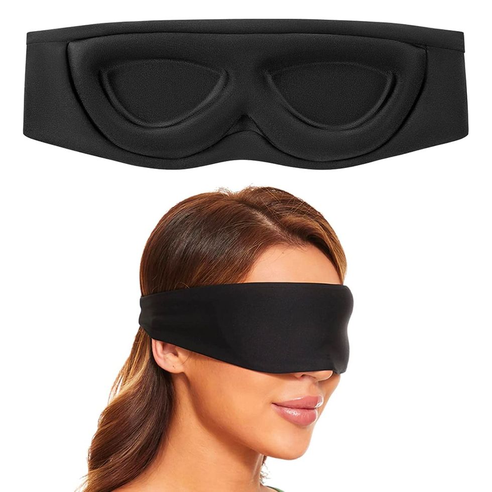  Mavogel Weighted Eye Mask for Sleeping - Weighted Sleep Mask  with Removable Eye Pillow, Cooling Eye Mask for Men Women Black : Health &  Household