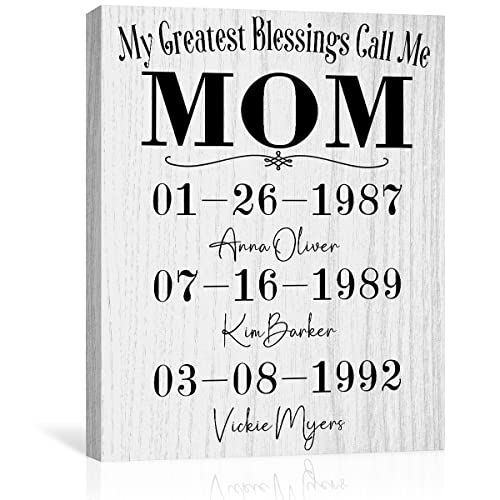 My Greatest Blessings Canvas