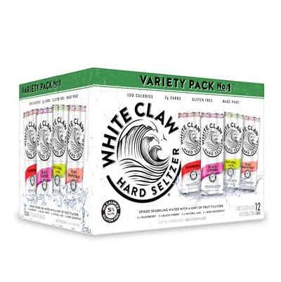 Hard Seltzer Variety Pack No. 1 (Pack of 12)