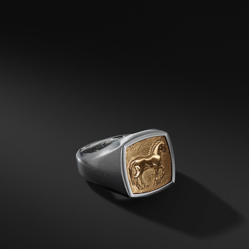 Petrvs Horse Pinky Ring