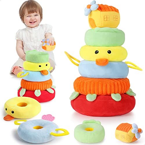 Plush Duck Stacking Toy