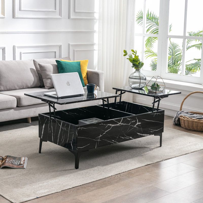 Marble lift top 2024 coffee table