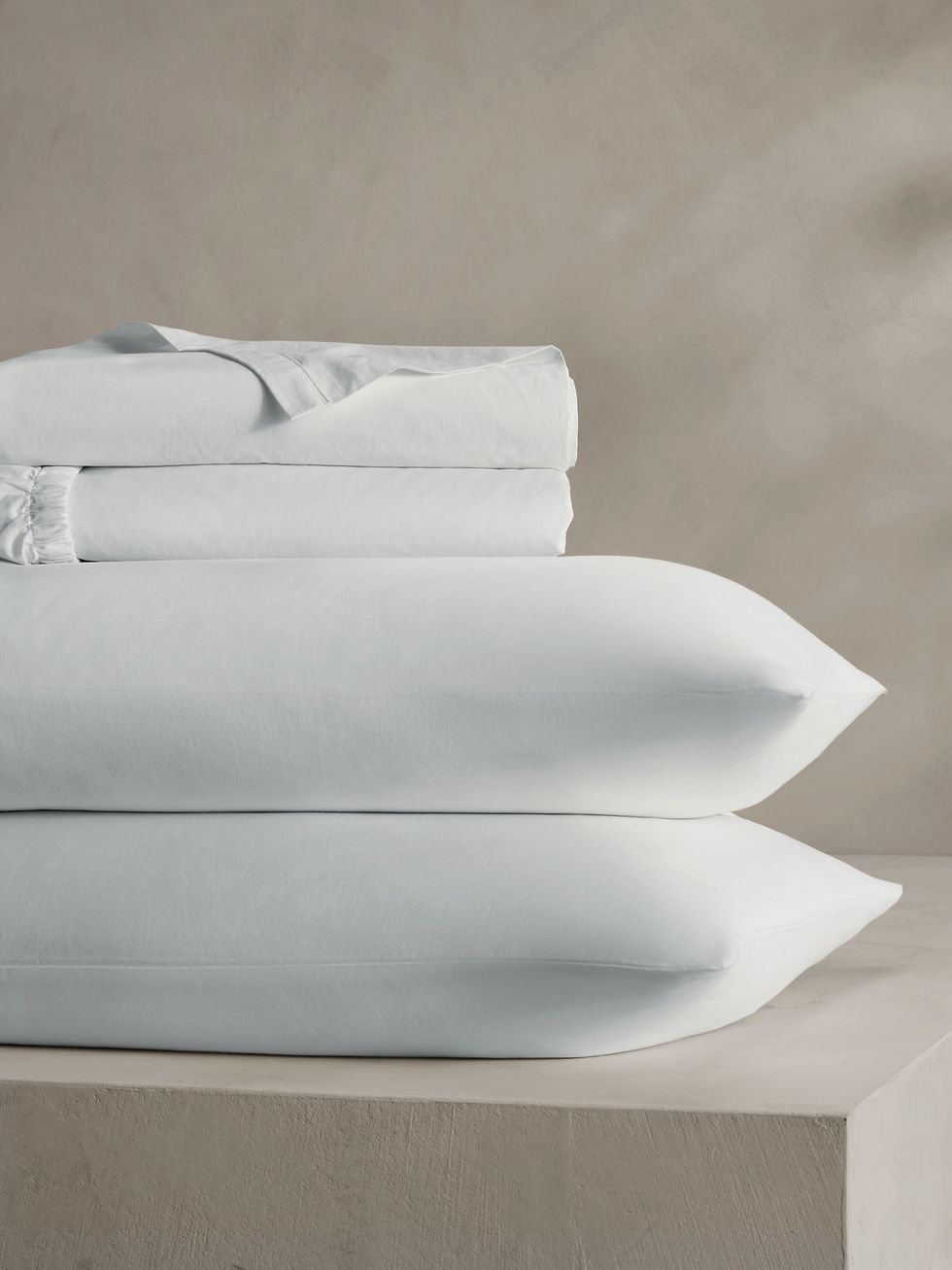 Washed Cotton Percale Sheet Set