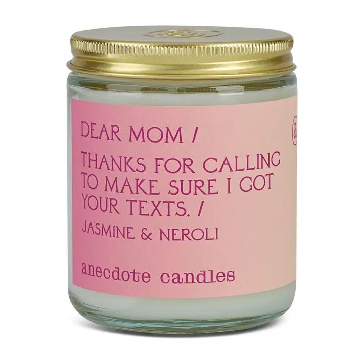 'Dear Mom' Candle
