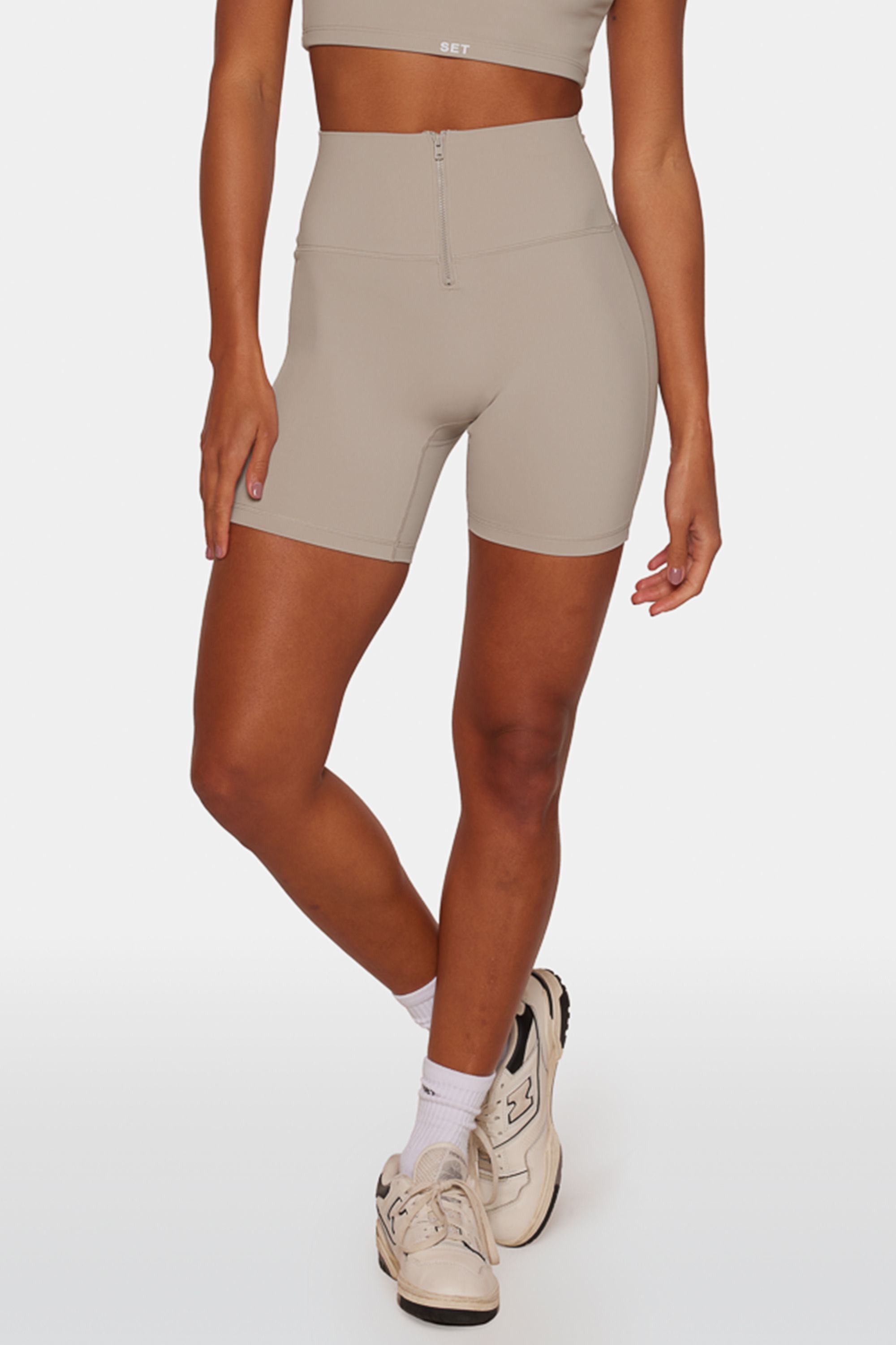 Beige hot sale bicycle shorts