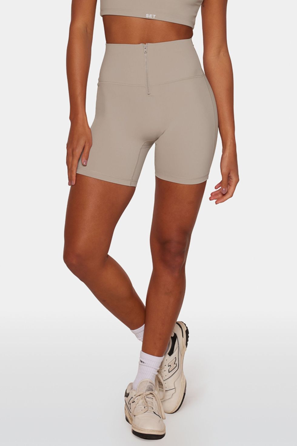 Ribbed High High Biker Short – Luxe Society Active