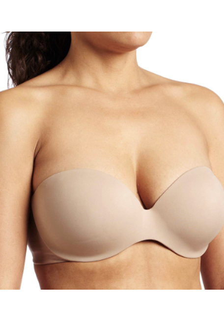 A reliable strapless bra is the ultimate lingerie capsule addition,  catering to myriad necklines for ease of wear at every occasion.