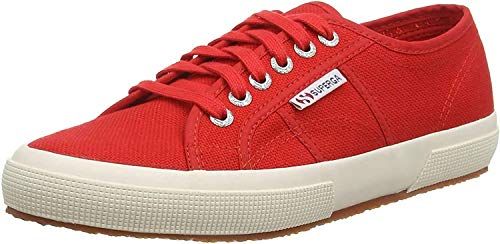 Superga rosse outlet a pois